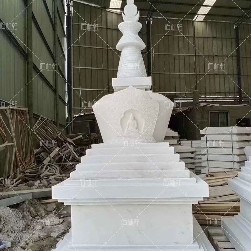 汉白玉佛塔